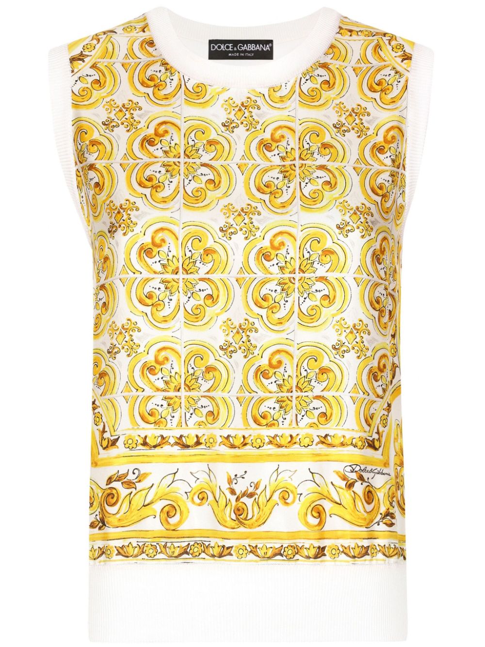 Dolce & Gabbana Top Yellow - VivaceVenus