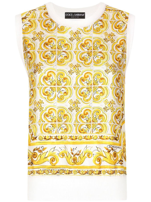 Dolce & Gabbana Top Yellow - VivaceVenus