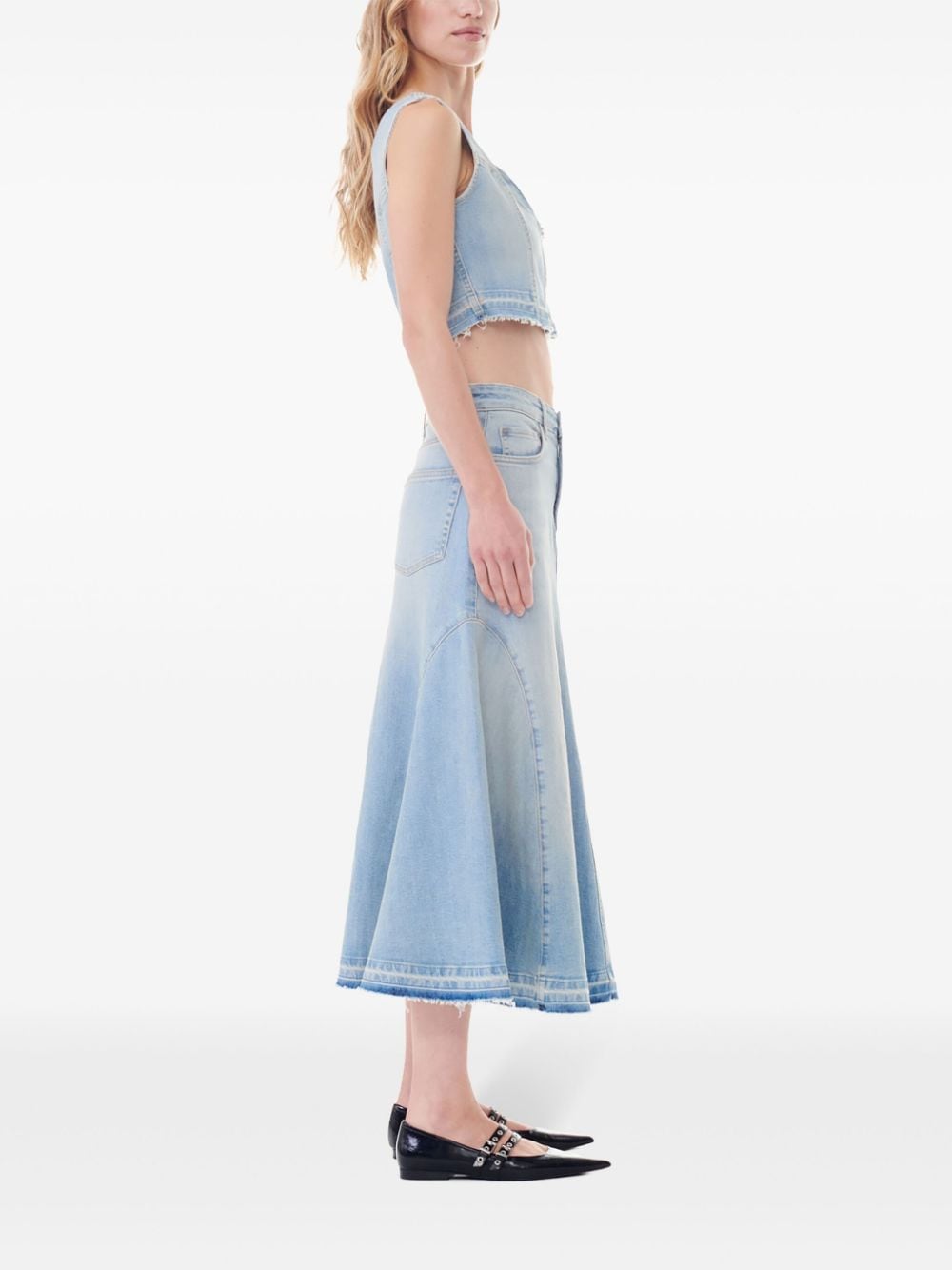 GANNI Skirts Clear Blue - VivaceVenus