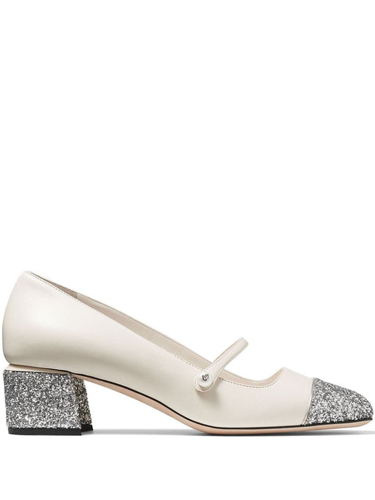 Jimmy Choo With Heel Silver - VivaceVenus