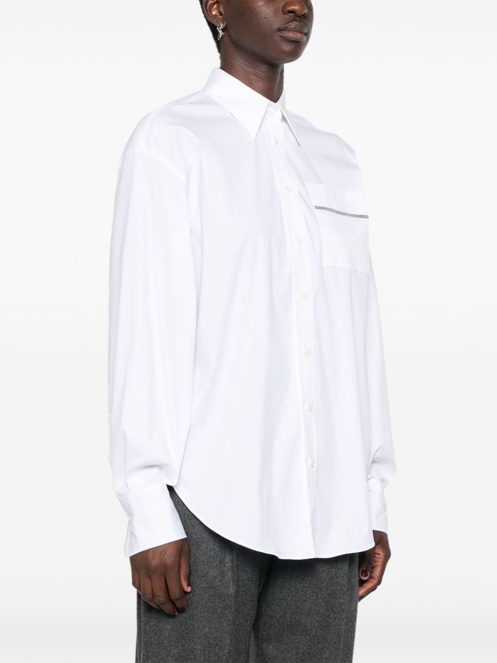 Brunello Cucinelli Shirts White - VivaceVenus