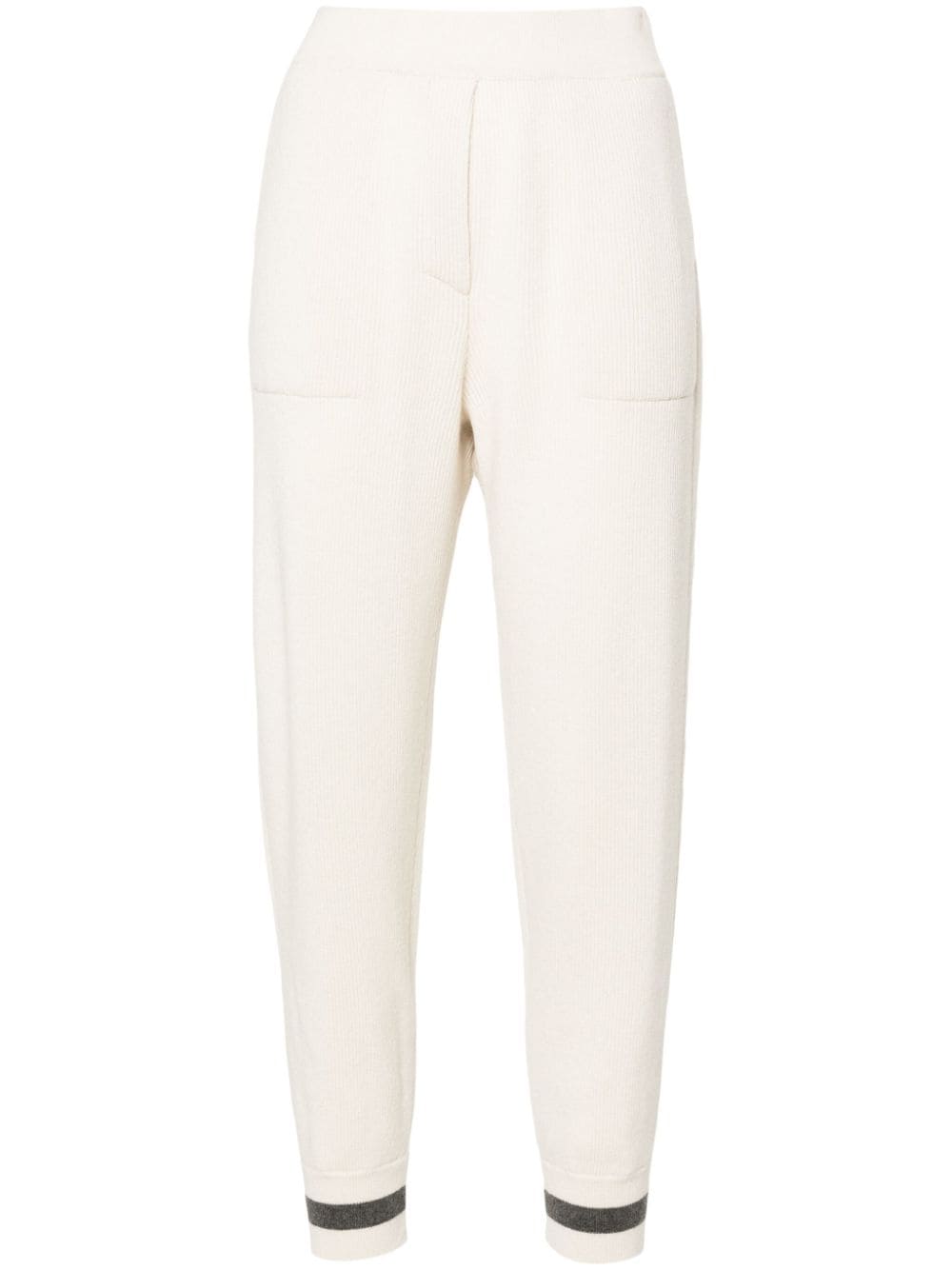 Brunello Cucinelli Trousers White - VivaceVenus