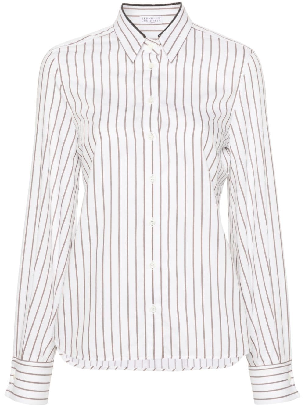 Brunello Cucinelli Shirts White - VivaceVenus