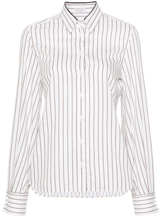 Brunello Cucinelli Shirts White - VivaceVenus