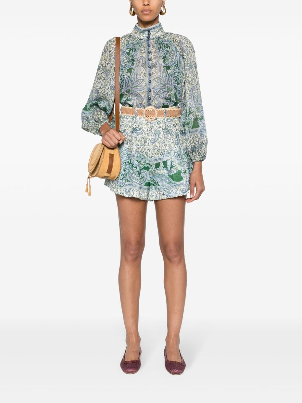 Zimmermann Shorts Green - VivaceVenus