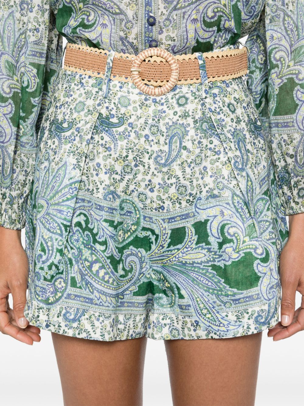 Zimmermann Shorts Green - VivaceVenus