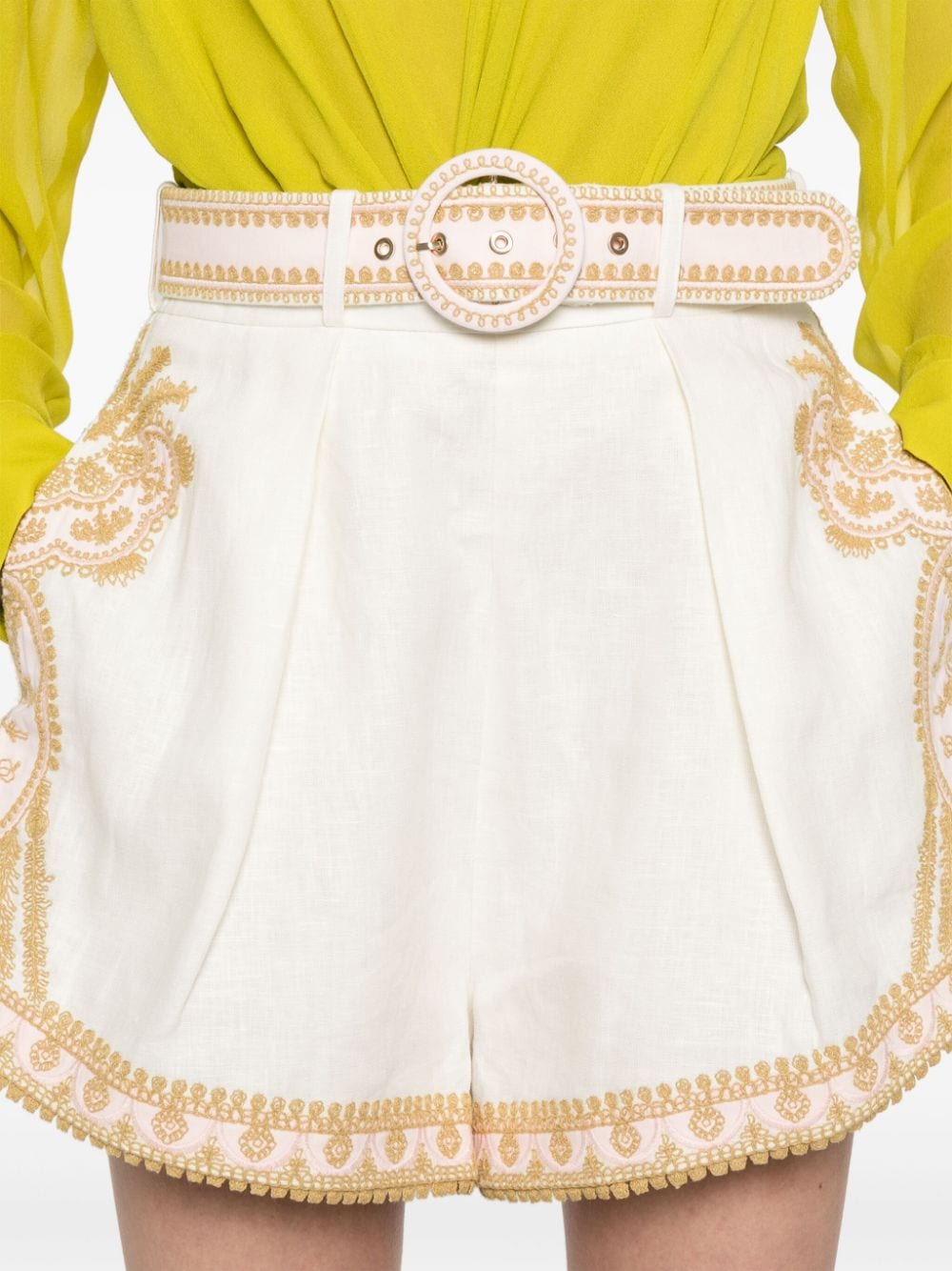 Zimmermann Shorts Beige - VivaceVenus