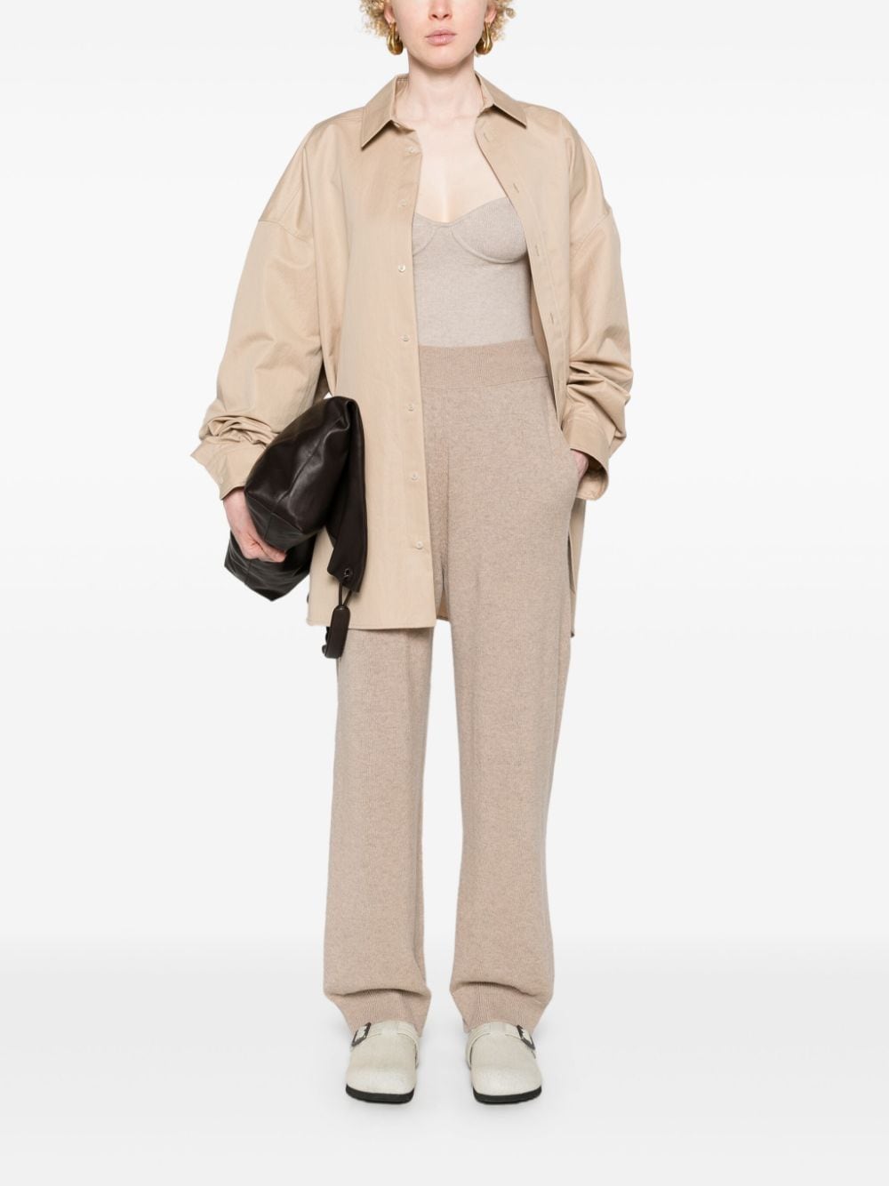 Stella McCartney Trousers Beige - VivaceVenus