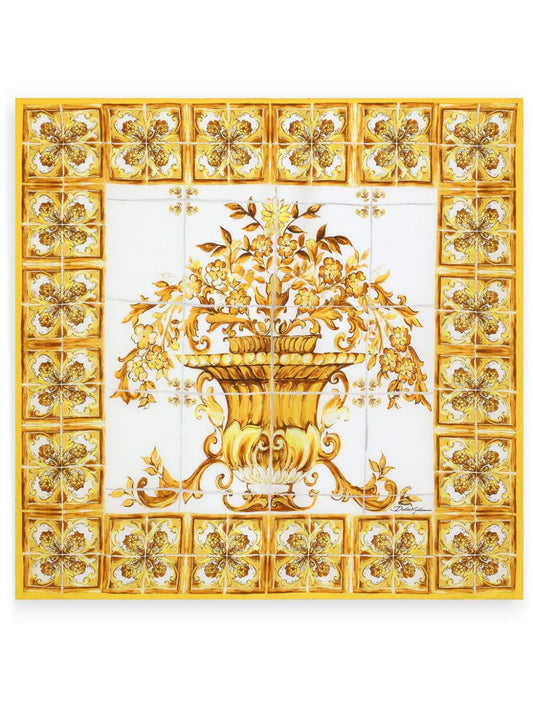 Dolce & Gabbana Scarfs Yellow - VivaceVenus