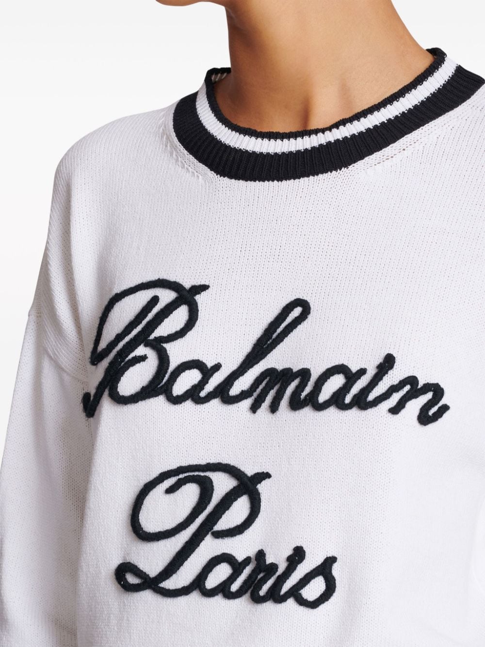 Balmain Sweaters White - VivaceVenus