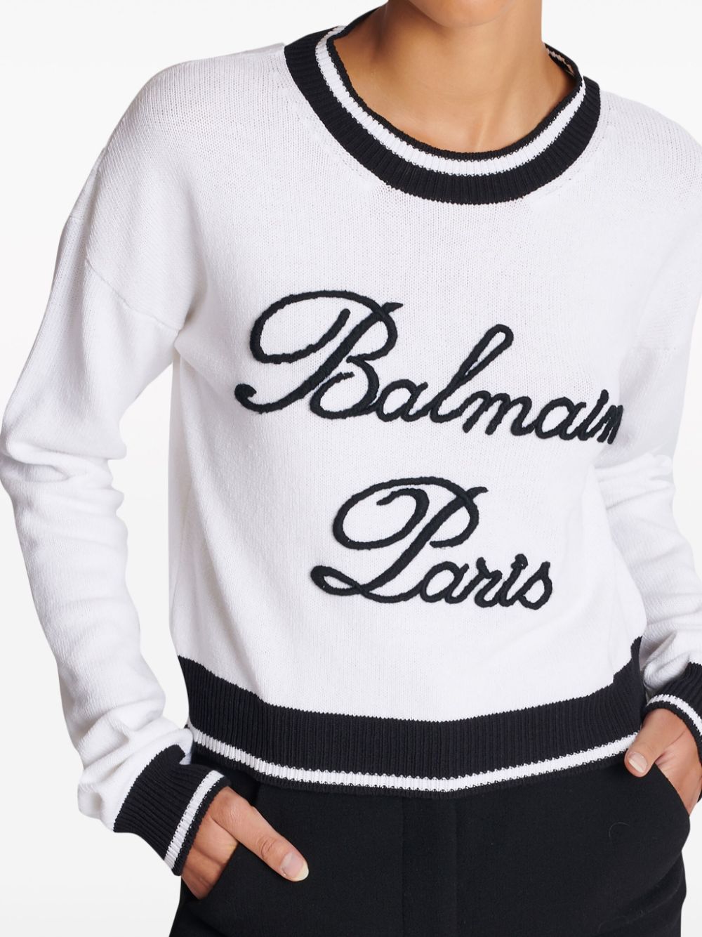 Balmain Sweaters White - VivaceVenus