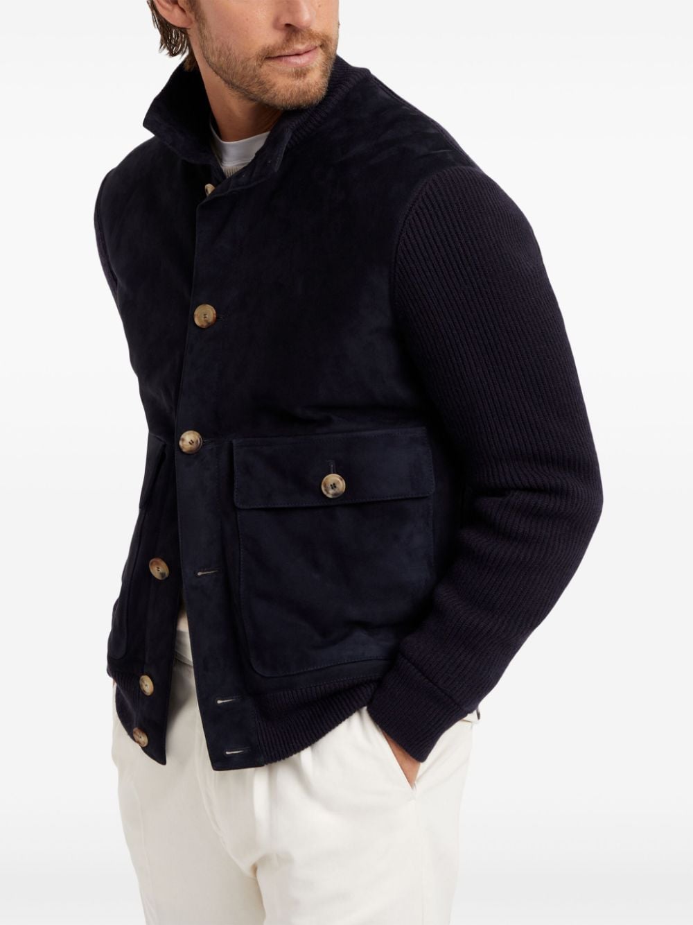 Brunello Cucinelli Coats Blue - VivaceVenus