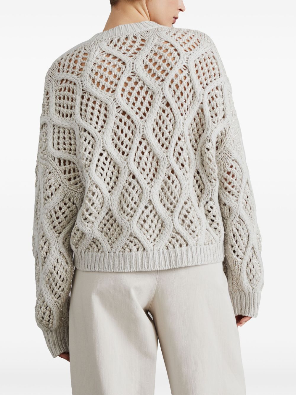 Brunello Cucinelli Sweaters White - VivaceVenus