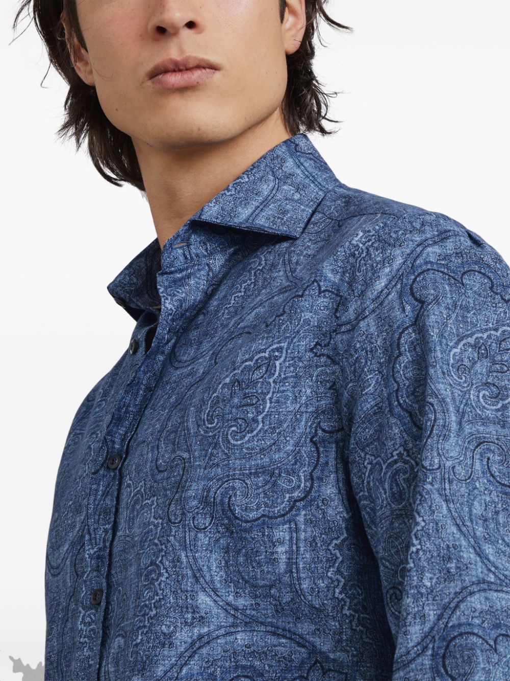 Brunello Cucinelli Shirts Blue