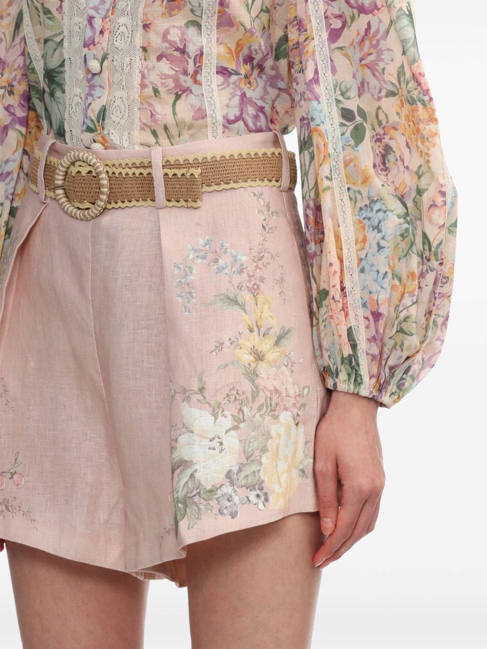 Zimmermann Shorts Pink - VivaceVenus