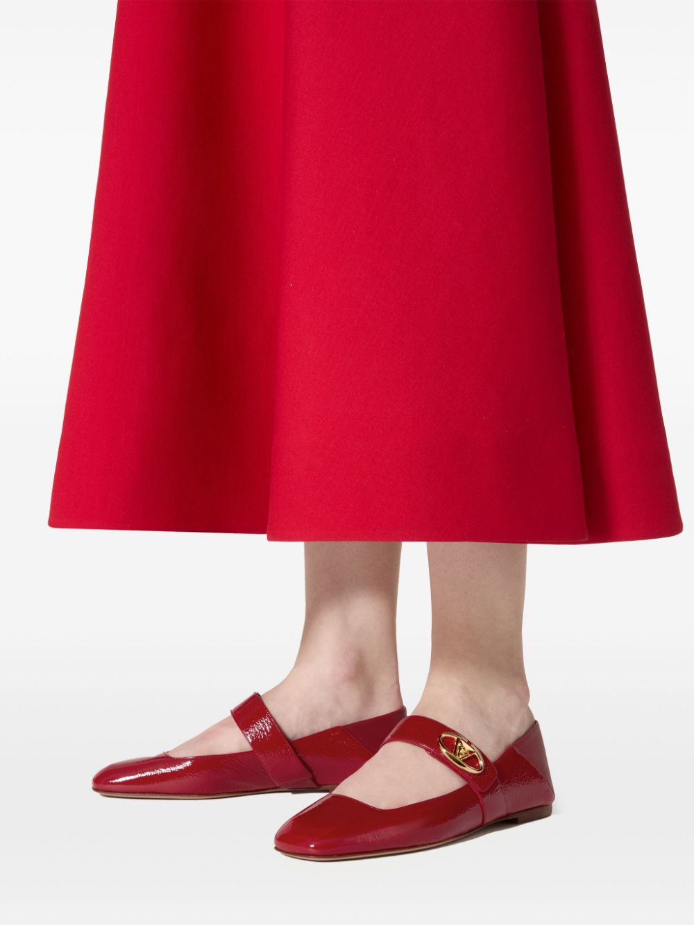 Valentino Garavani Flat shoes Red - VivaceVenus