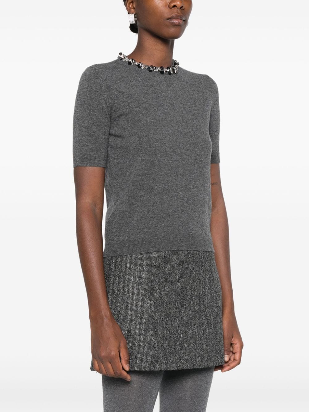 Valentino Top Grey - VivaceVenus