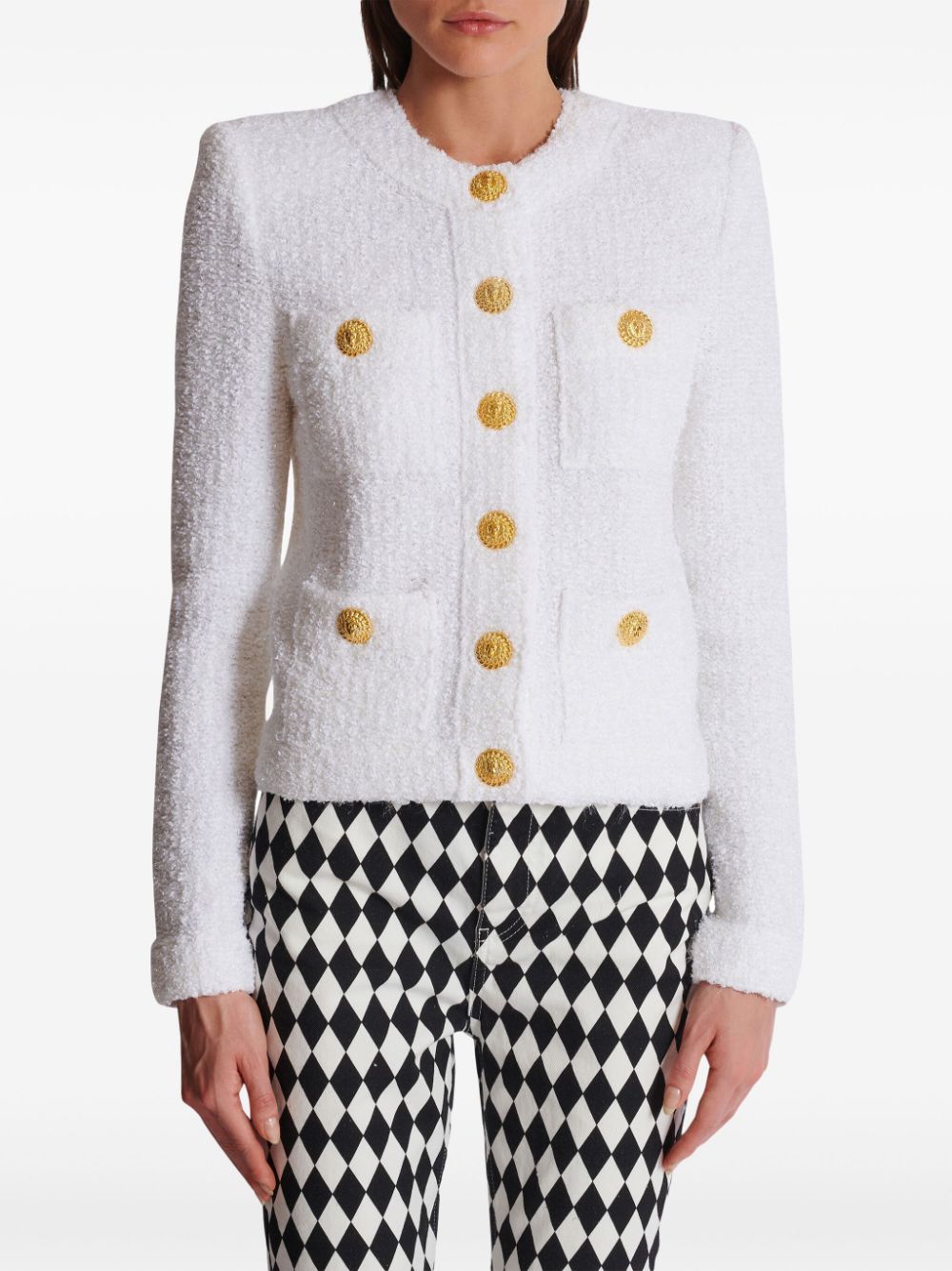 Balmain Jackets White - VivaceVenus