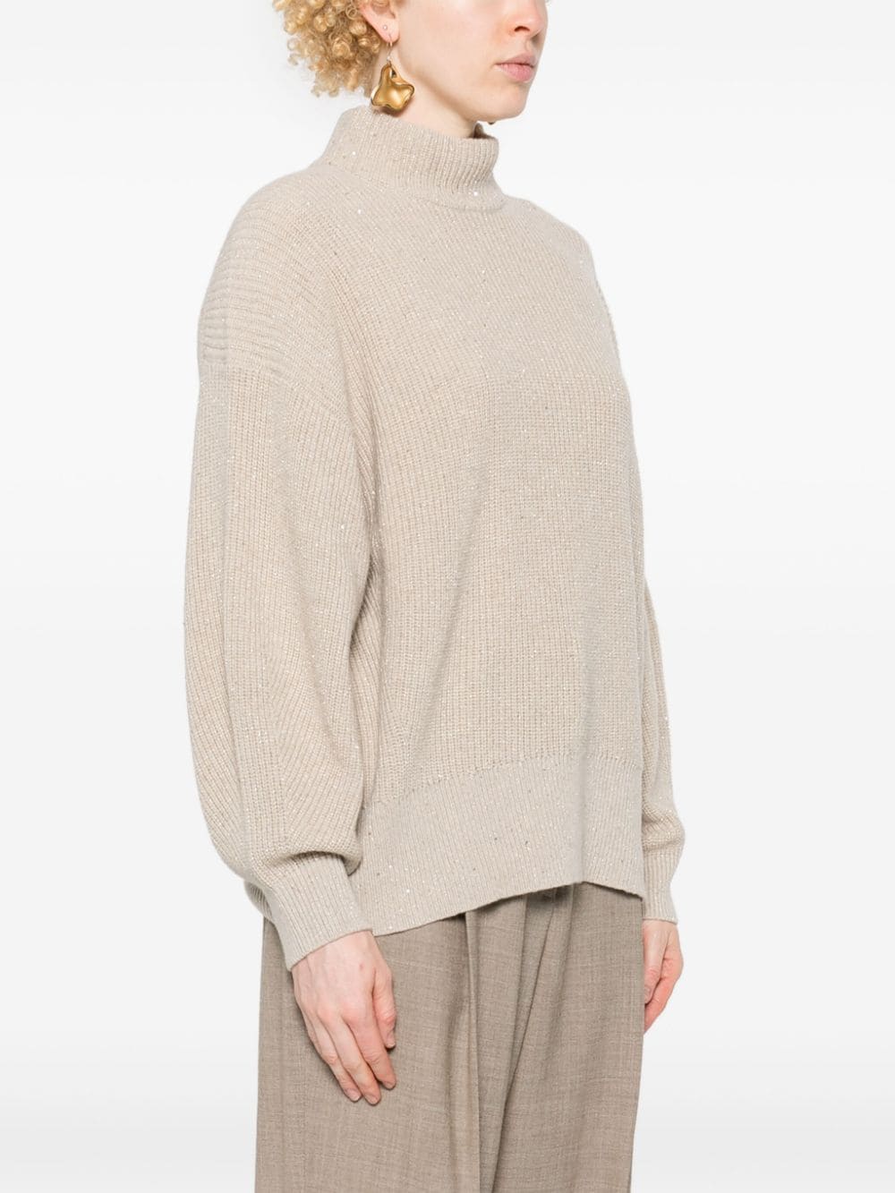 Brunello Cucinelli Sweaters Beige - VivaceVenus