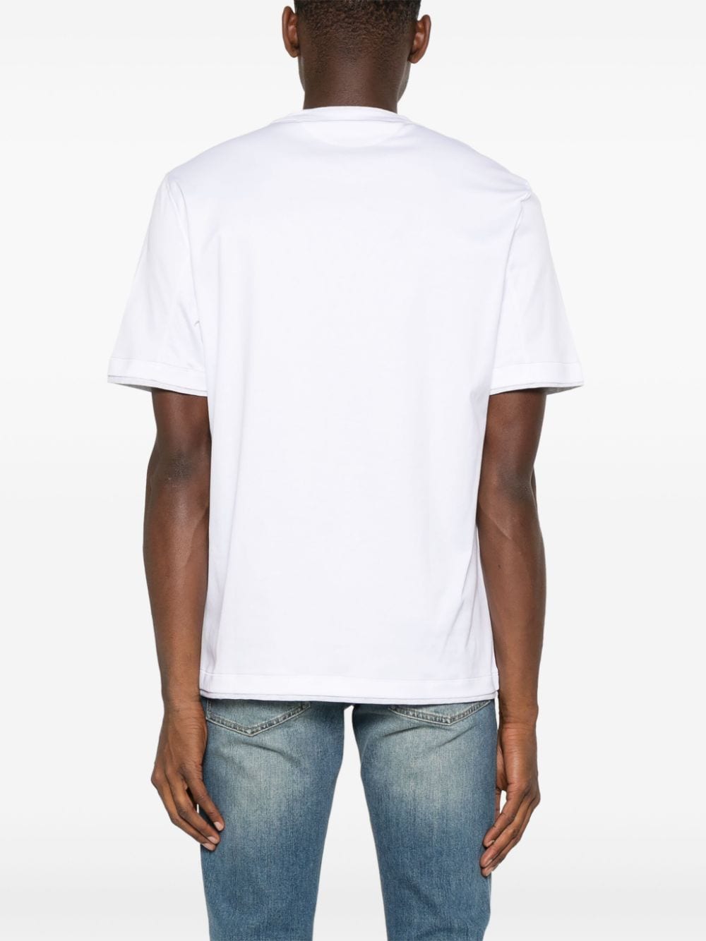 Brunello Cucinelli T-shirts and Polos White - VivaceVenus