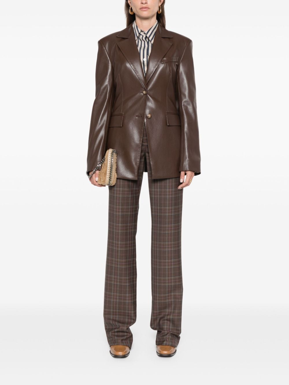 Stella McCartney Trousers Brown - VivaceVenus