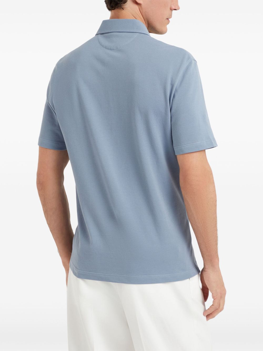 Brunello Cucinelli T-shirts and Polos Clear Blue - VivaceVenus