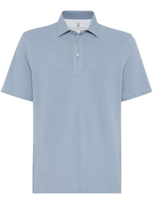 Brunello Cucinelli T-shirts and Polos Clear Blue - VivaceVenus