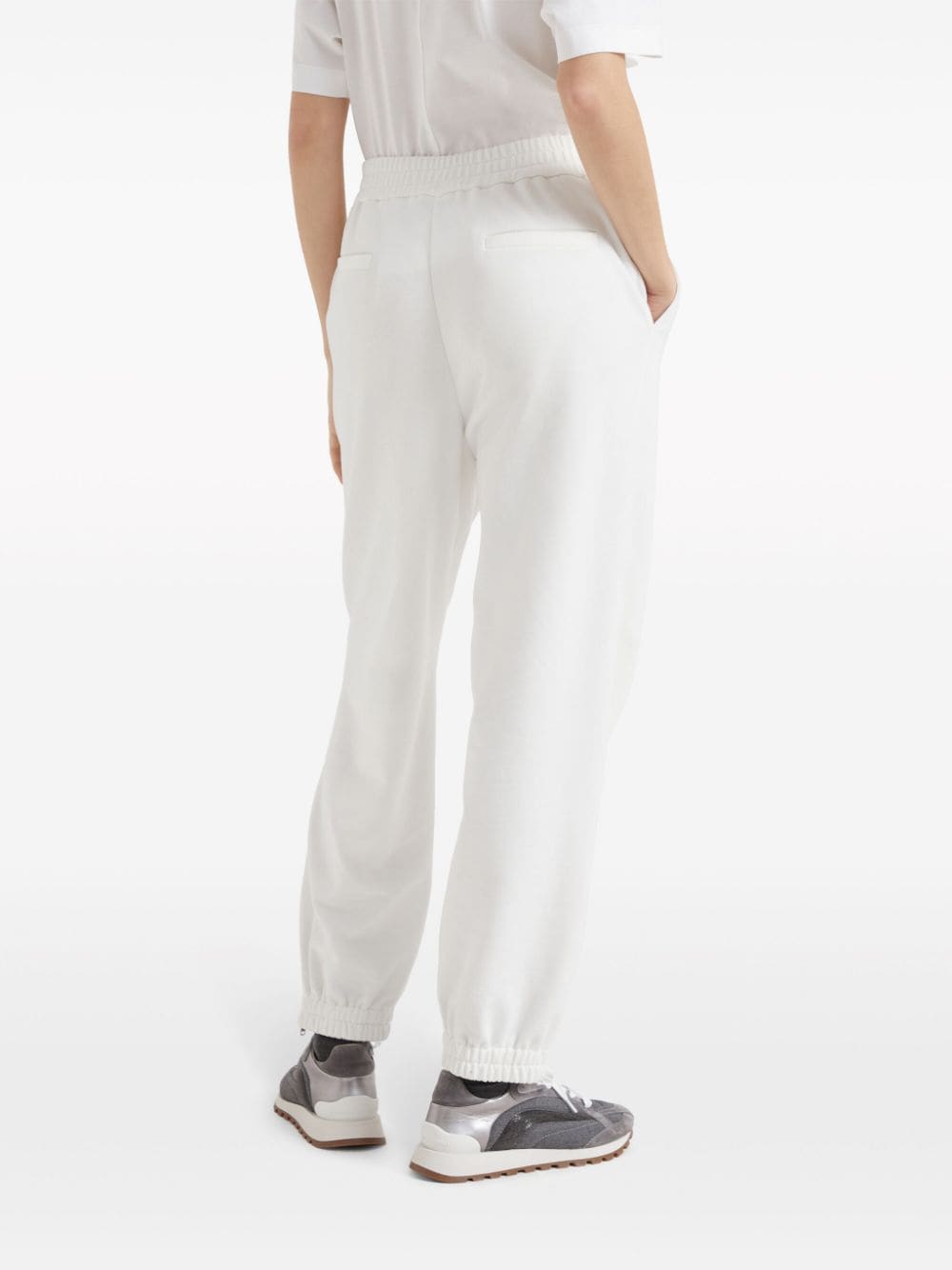 Brunello Cucinelli Trousers White - VivaceVenus