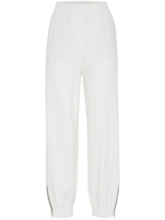 Brunello Cucinelli Trousers White - VivaceVenus