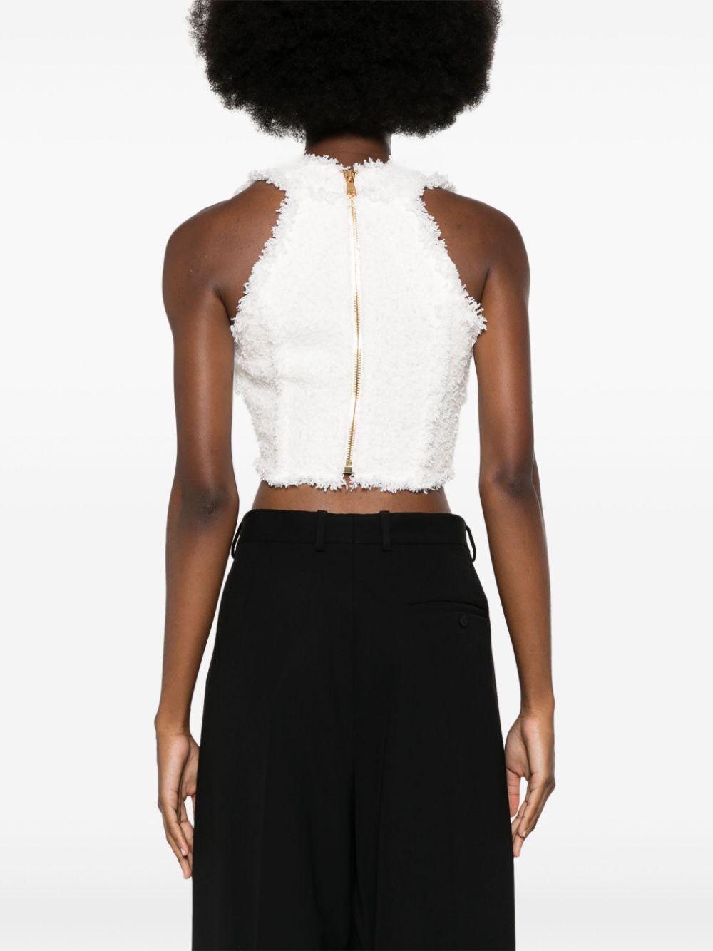 Balmain Top White - VivaceVenus