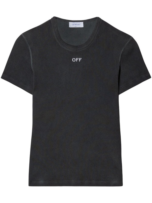 Off White T-shirts and Polos Grey - VivaceVenus