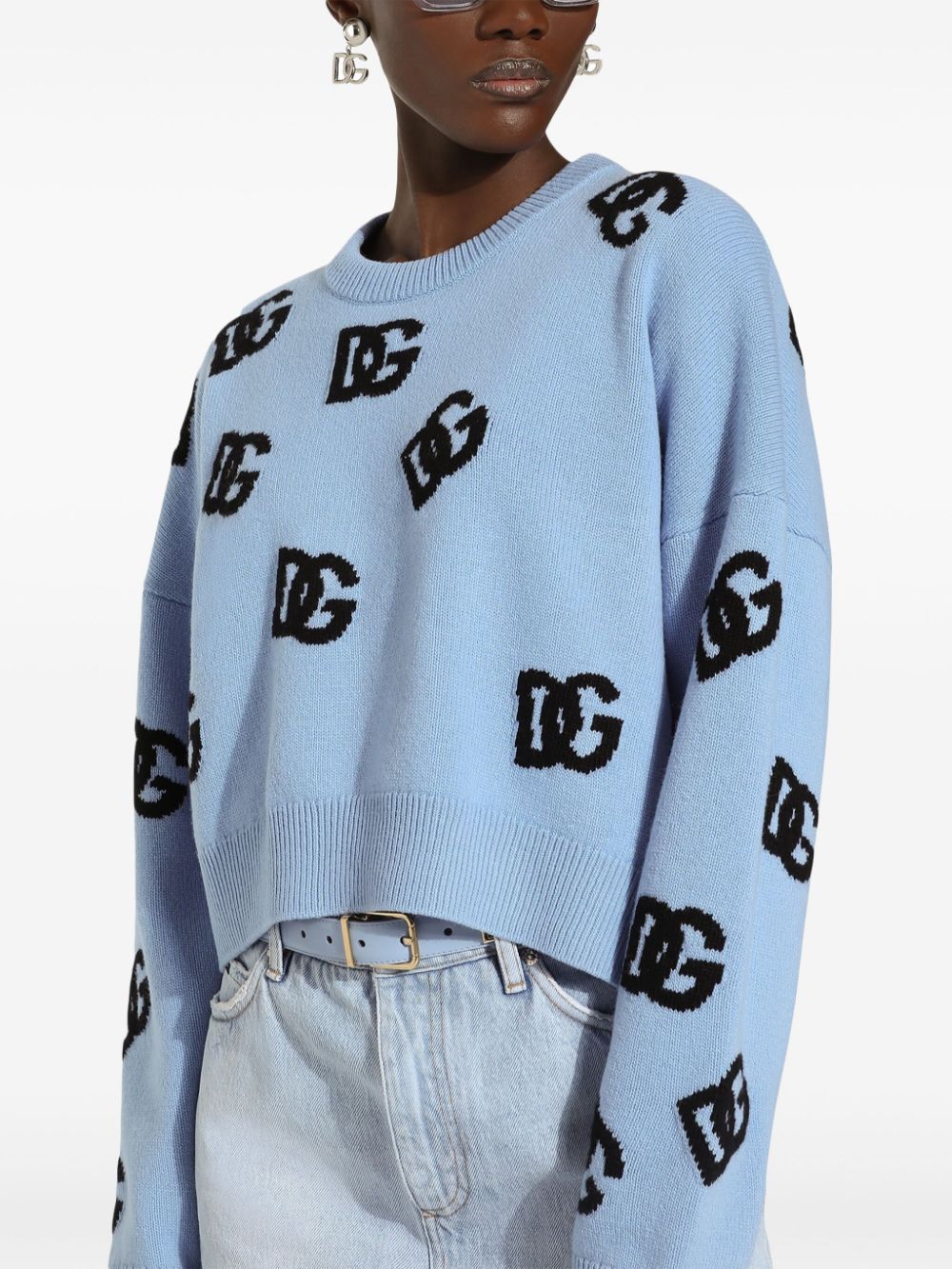 Dolce & Gabbana Sweaters Clear Blue - VivaceVenus