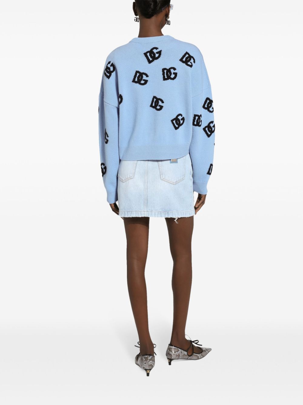 Dolce & Gabbana Sweaters Clear Blue - VivaceVenus