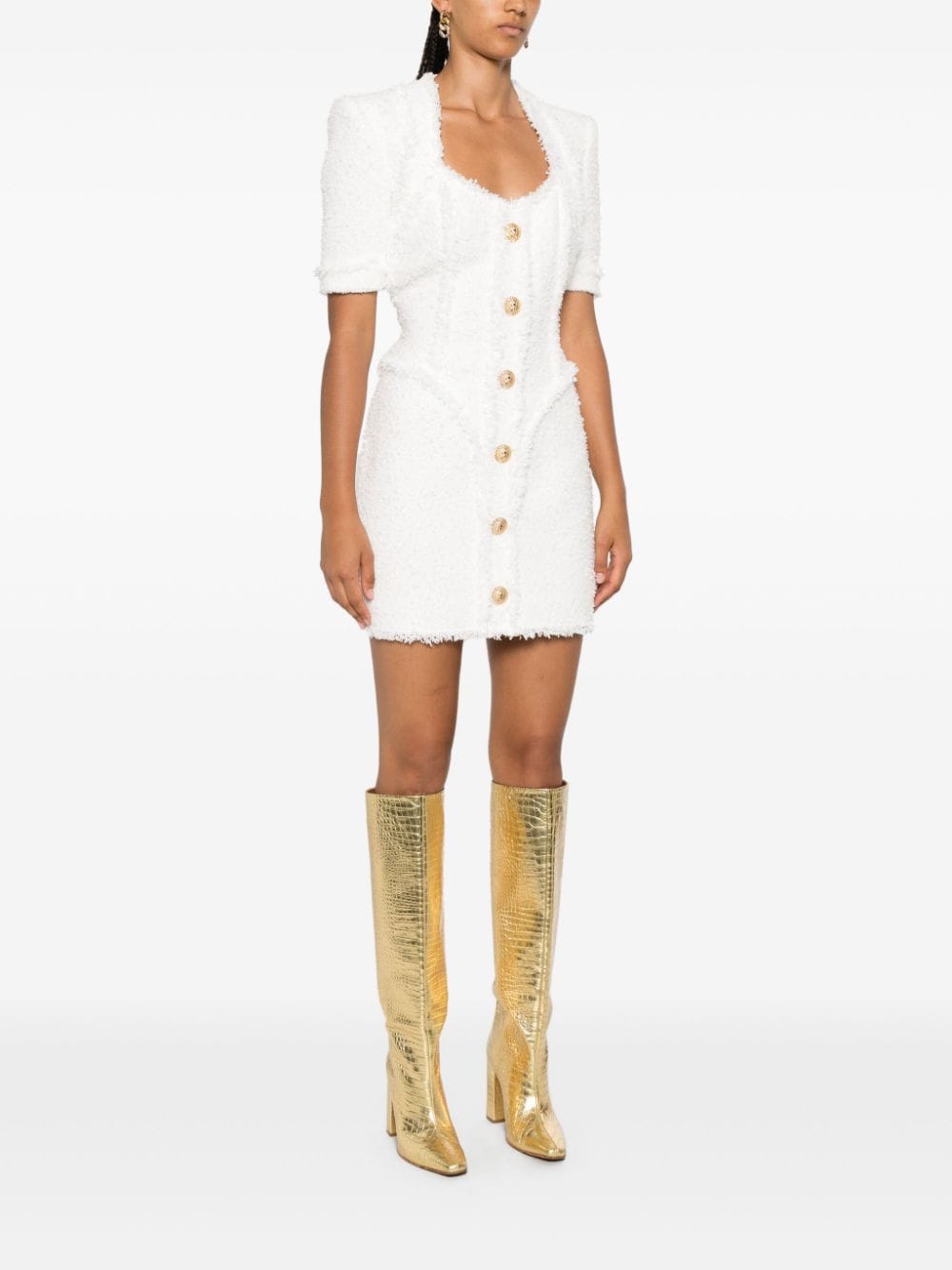 Balmain Dresses White