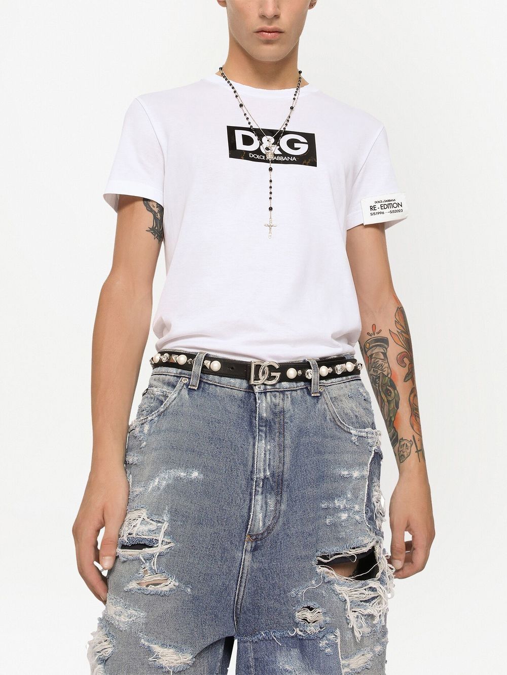 Dolce & Gabbana T-shirts and Polos White - VivaceVenus