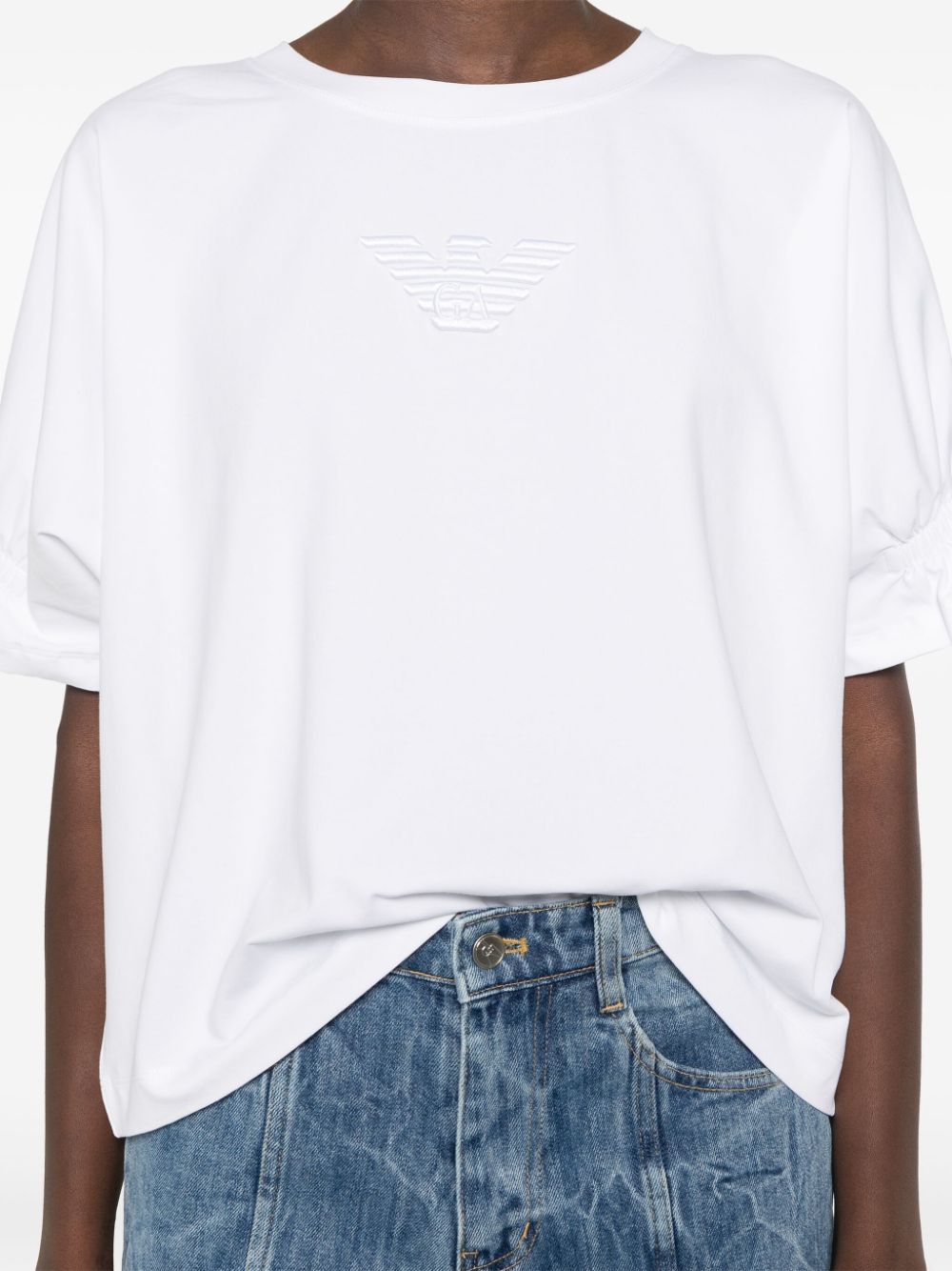 Emporio Armani T-shirts and Polos White - VivaceVenus