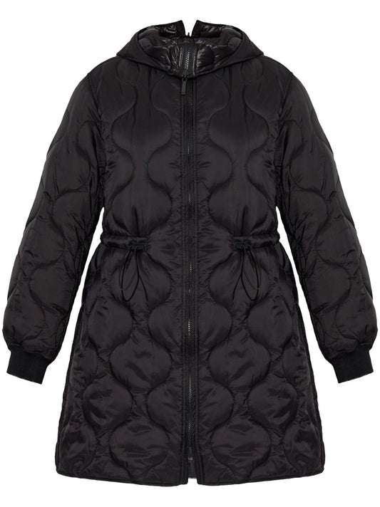 Emporio Armani Coats Black - VivaceVenus