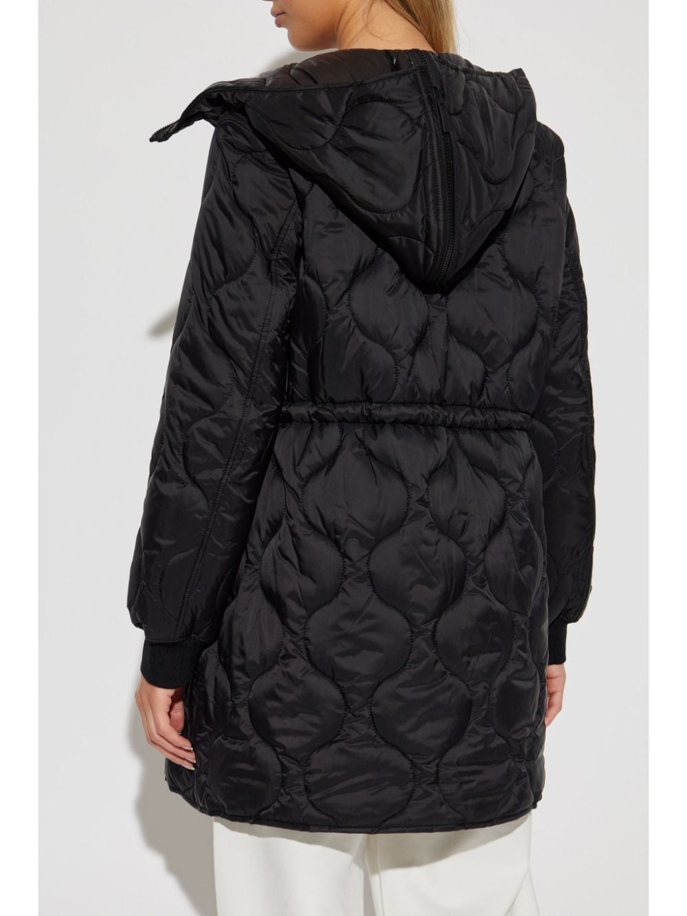 Emporio Armani Coats Black - VivaceVenus