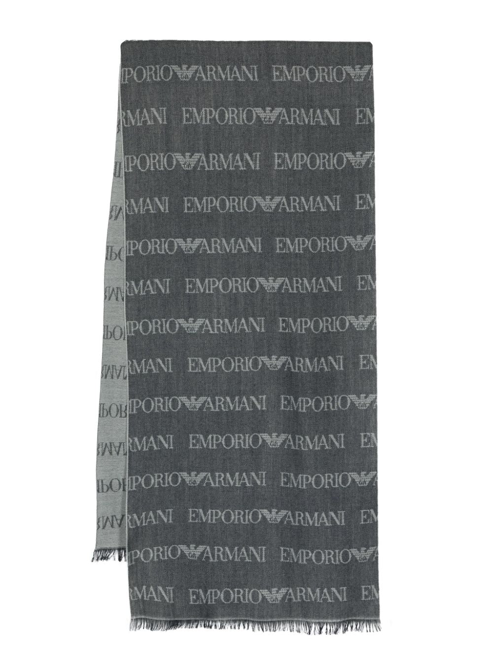 Emporio Armani Scarfs Blue