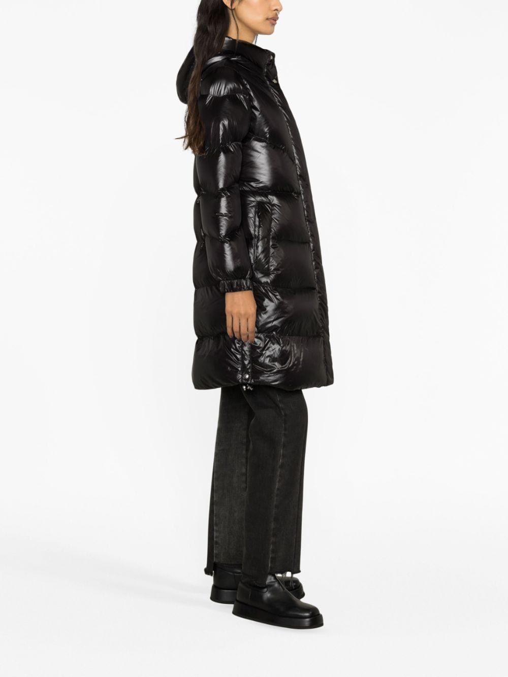 Woolrich Coats Black - VivaceVenus