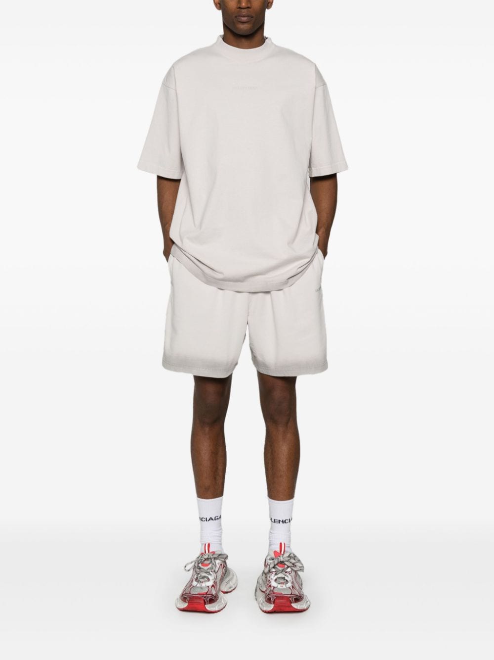 Balenciaga T-shirts and Polos Grey - VivaceVenus