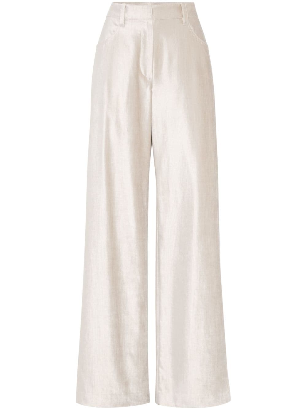 Brunello Cucinelli Trousers Beige - VivaceVenus