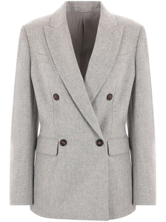 Brunello Cucinelli Jackets Grey - VivaceVenus