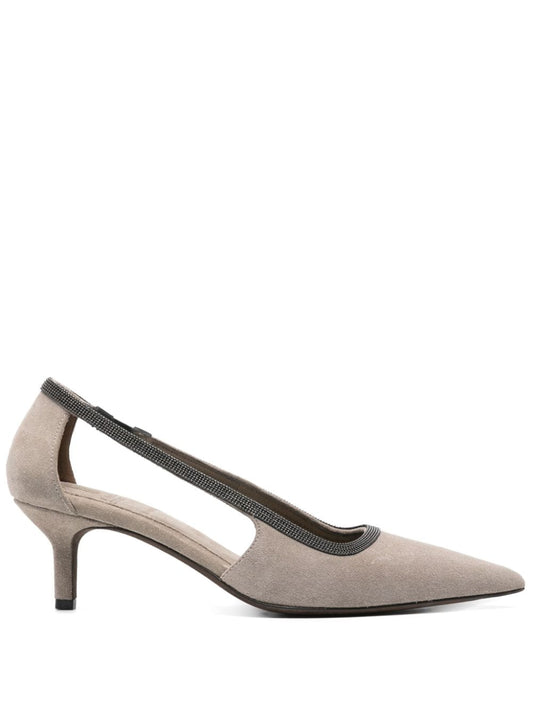 Brunello Cucinelli With Heel Grey - VivaceVenus