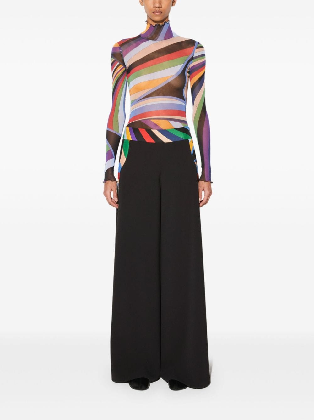 Pucci Trousers Black - VivaceVenus