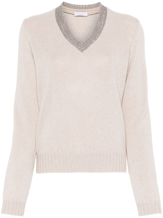 Brunello Cucinelli Sweaters Beige