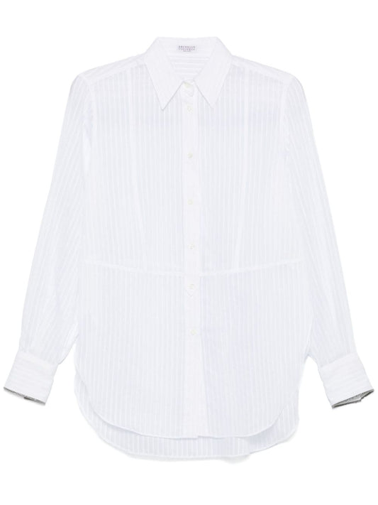 Brunello Cucinelli Shirts White - VivaceVenus