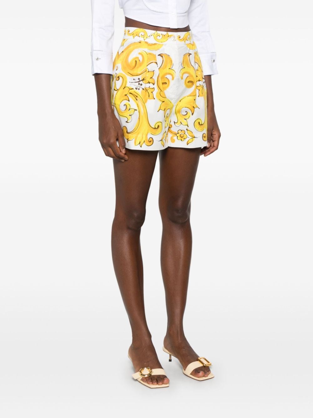 Dolce & Gabbana Shorts Yellow - VivaceVenus