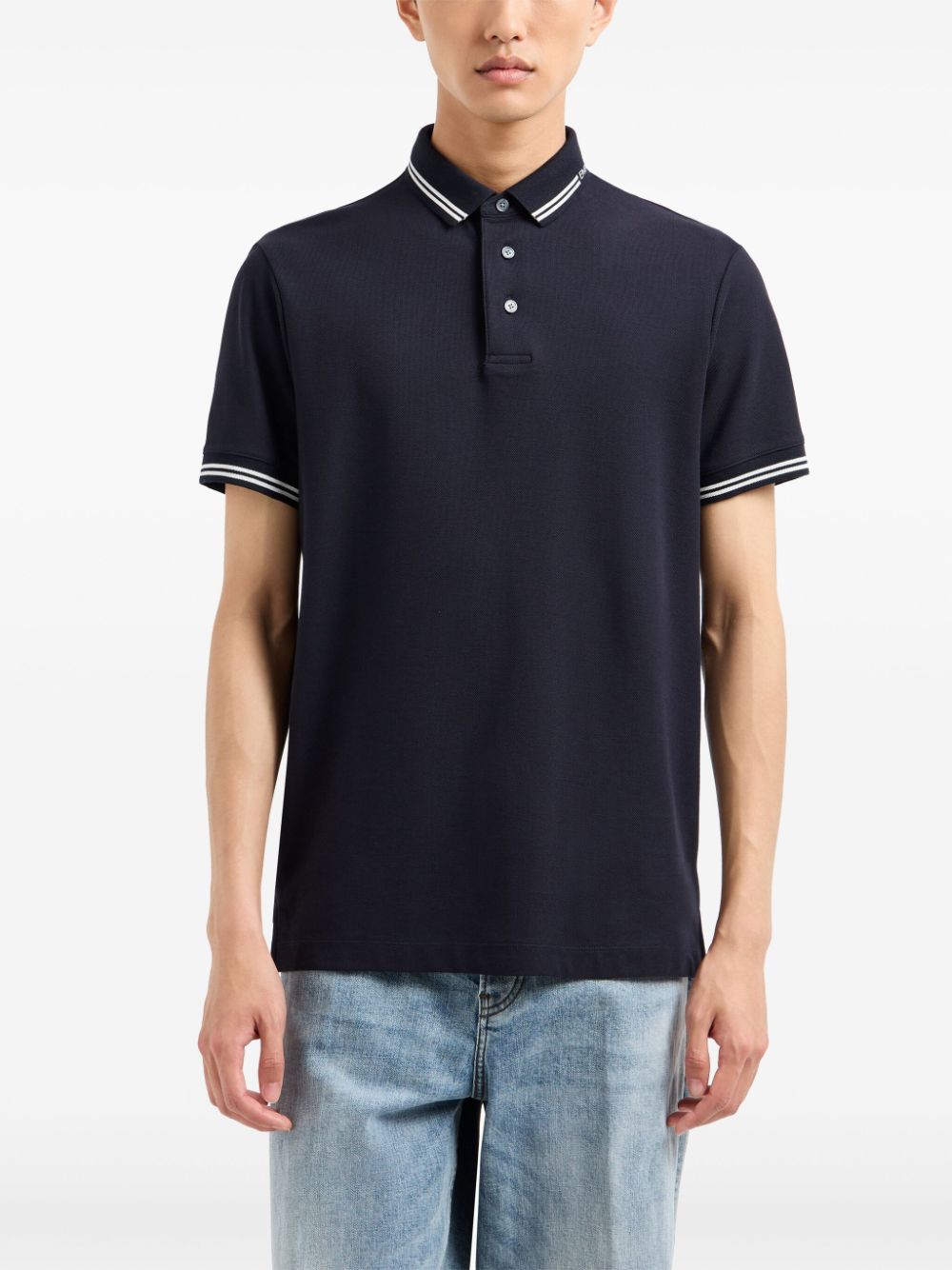 Emporio Armani T-shirts and Polos Blue