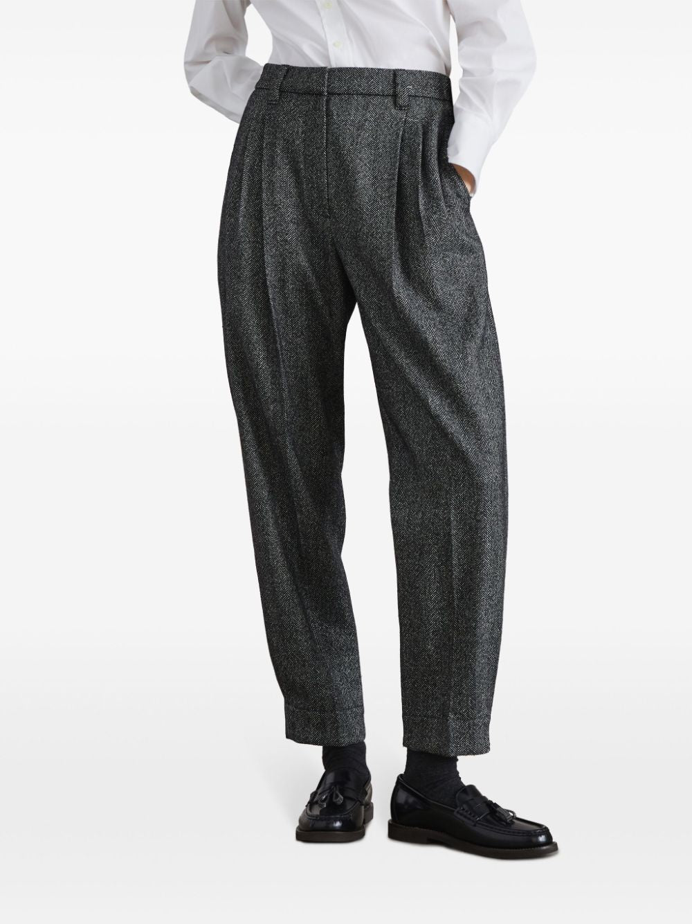 Brunello Cucinelli Trousers Grey - VivaceVenus